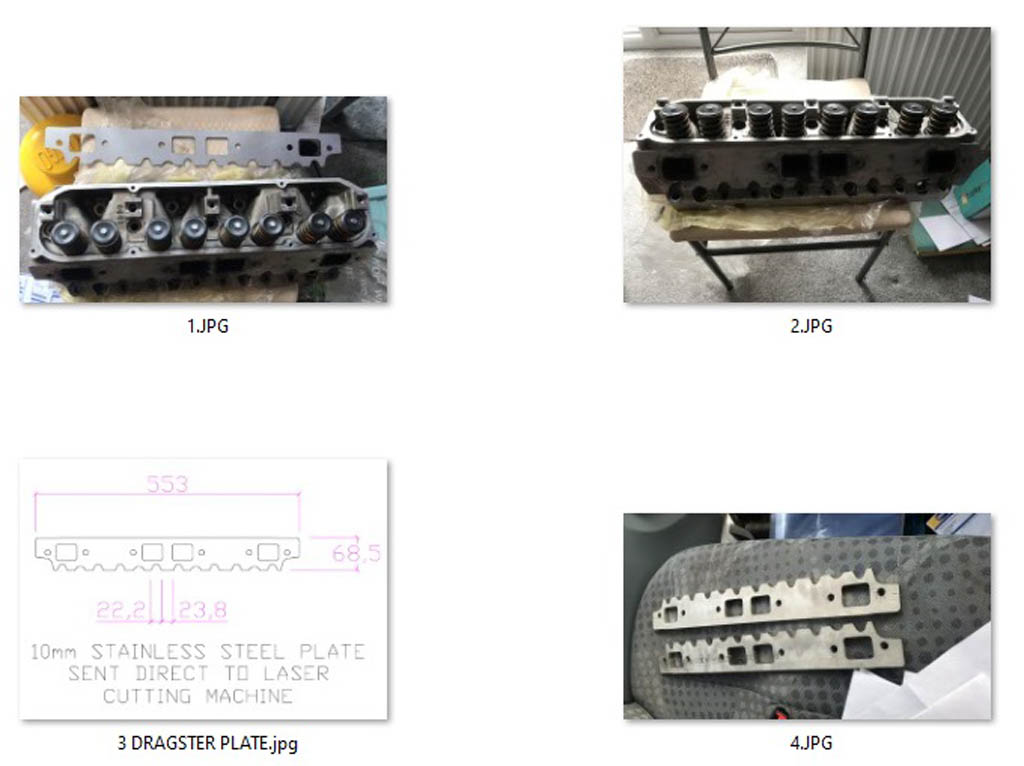 Bespoke Project Exhaust plates